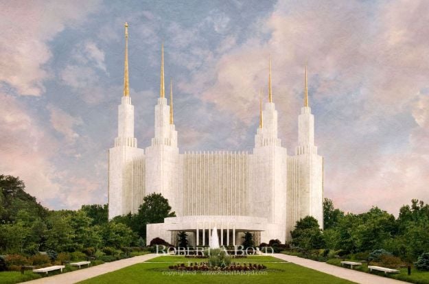 Picture of Washington DC Temple Holy Places