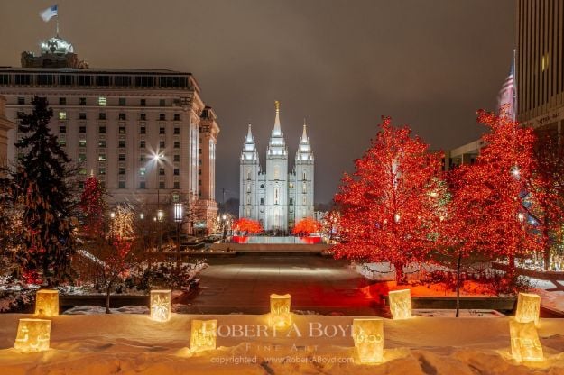 Picture of Salt Lake Temple Light the World