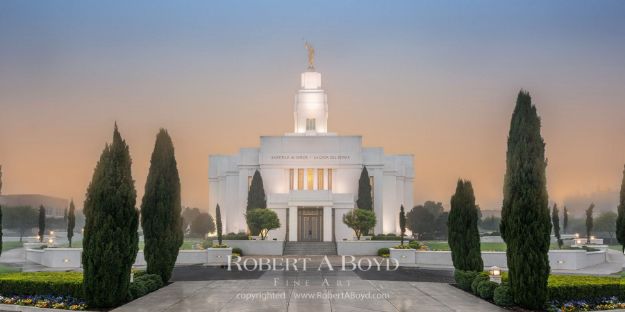 Picture of Quetzaltenango Temple - Morning Fog