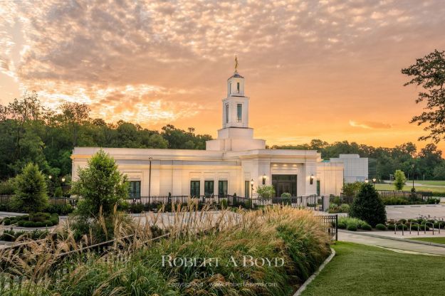 Picture of Baton Rouge Temple Summer Sunrise