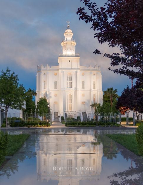 Picture of St George Temple - Rain Path