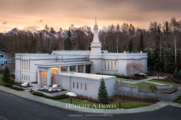 Picture of Anchorage Temple - Spring is Breaking