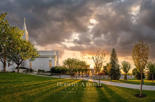 Picture of Bountiful Temple- Fire of the Covenant