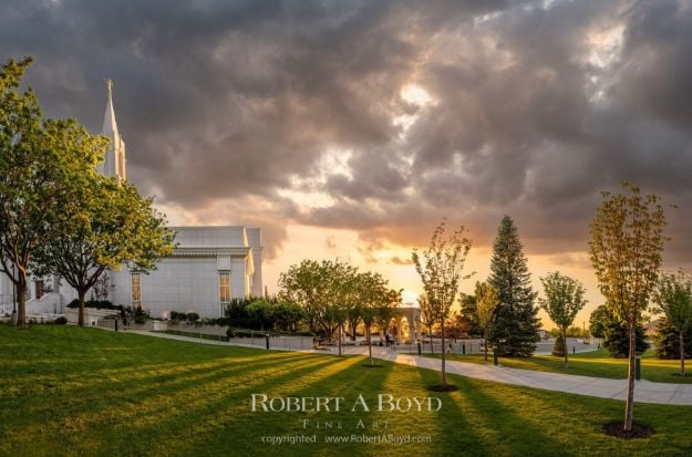 Picture of Bountiful Temple- Fire of the Covenant