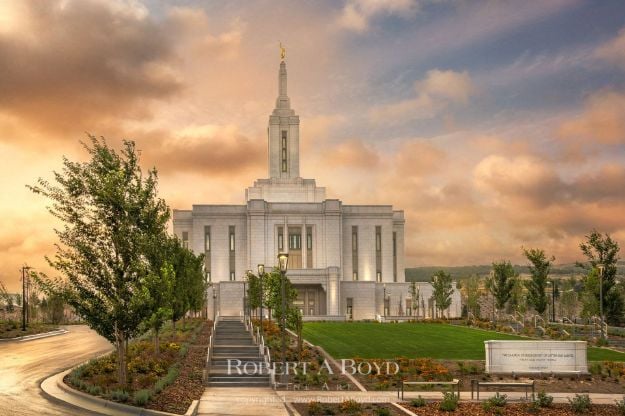Picture of Pocatello Temple - Covenant Path