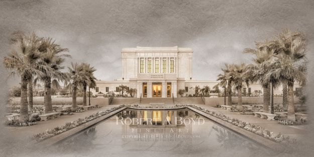 Picture of Mesa Temple - Time and All Eternity