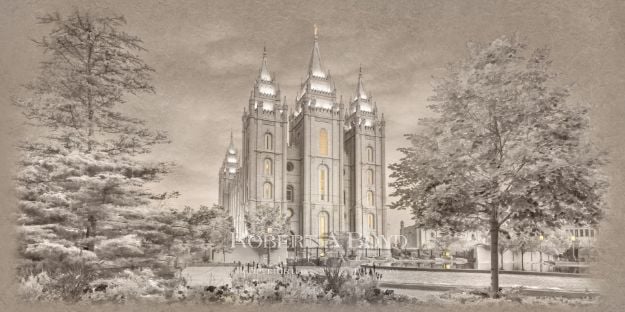 Picture of Salt Lake Temple - Time and All Eternity