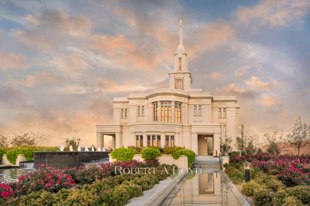 Picture of Payson Temple - Covenant Path