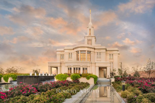 Picture of Payson Temple - Covenant Path