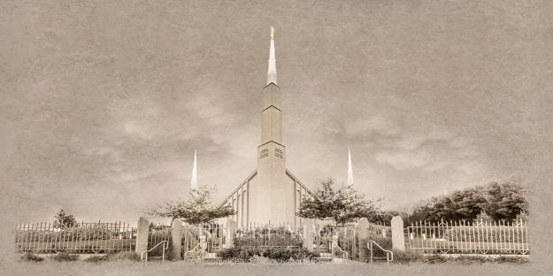 Picture of Boise Temple - Time and All Eternity (light series)