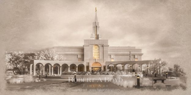 Picture of Bountiful Temple - Time and All Eternity (light series)
