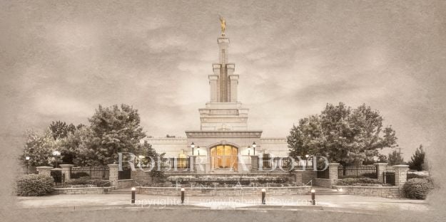 Picture of Columbia River Temple - Time and All Eternity (light series)