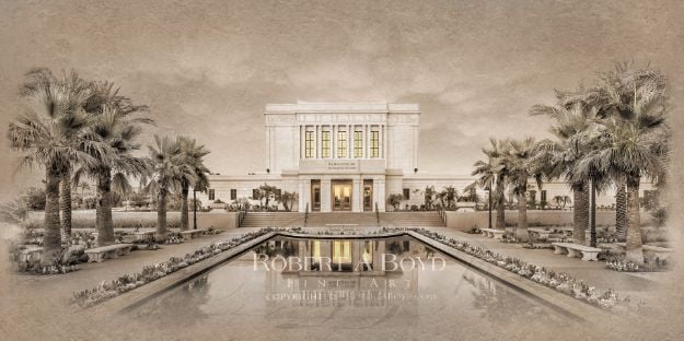 Picture of Mesa Temple - Time and All Eternity (light series)