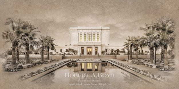 Picture of Mesa Temple - Time and All Eternity (light series)