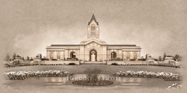 Picture of Fort Collins Temple - Time and All Eternity (light series)