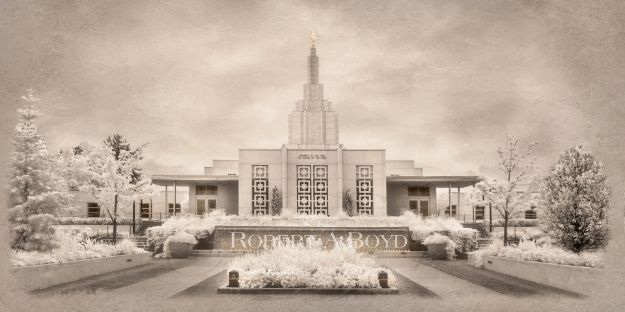 Picture of Idaho Falls Temple - Time and All Eternity (light series)