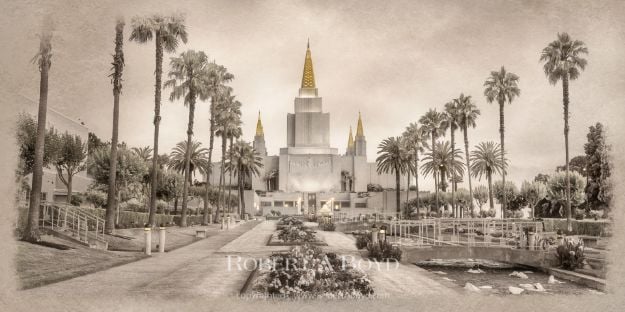 Picture of Oakland Temple - Time and All Eternity (light series)