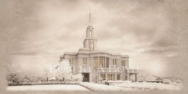 Picture of Payson Temple - Time and All Eternity (light series)