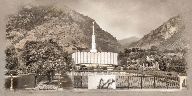 Picture of Provo Temple - Time and All Eternity (light series)