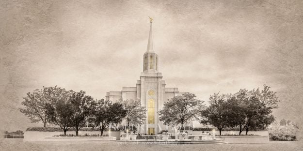 Picture of St. Louis Temple - Time and All Eternity (light series)