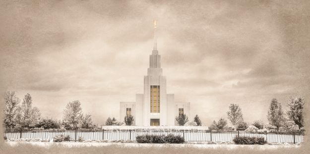 Picture of Twin Falls Temple - Time and All Eternity (light series)
