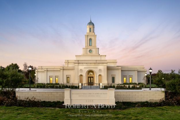 Picture of Bentonville Arkansas Temple - Morning Light