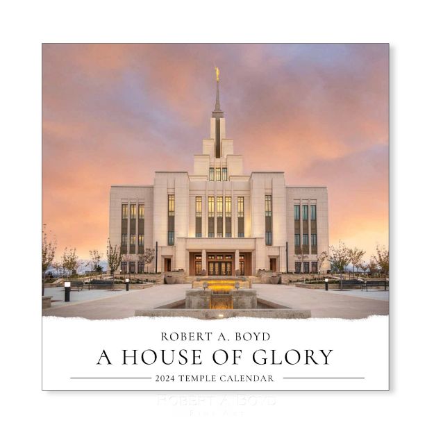 2024 Temple Calendar A House of Glory. Robert A. Boyd Fine Art and