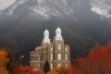 Picture of Logan Temple First Snow