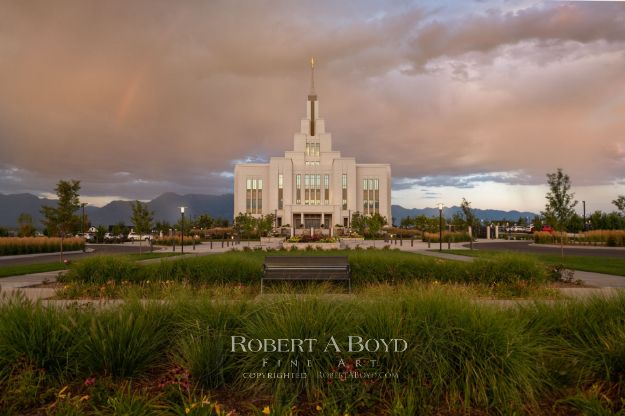 Picture of Saratoga Springs Temple - Summer Sunset