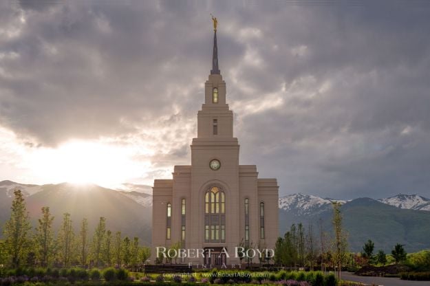 Picture of Layton Utah Temple - Sunrise