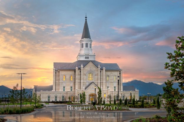 Taylorsville Utah Temple Picture